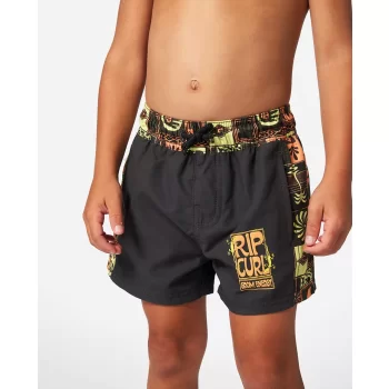 RIP CURL KEV ENERGY BLOCK PANTALONCINO VOLLEY BOY 1-8 ANNI 