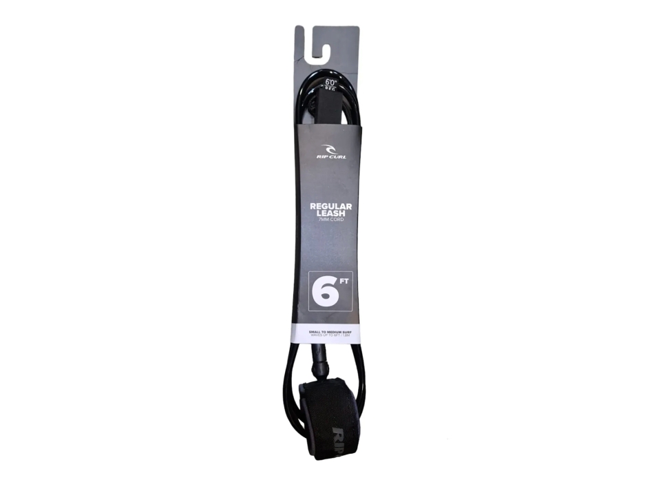 RIP CURL LEASH 6' REGULAR BLACK