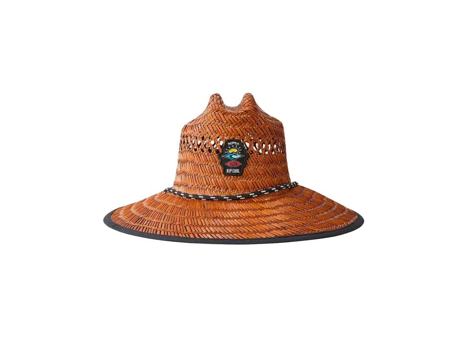 RIP CURL LOGO STRAW HAT CAPPELLO DI PAGLIA BROWN