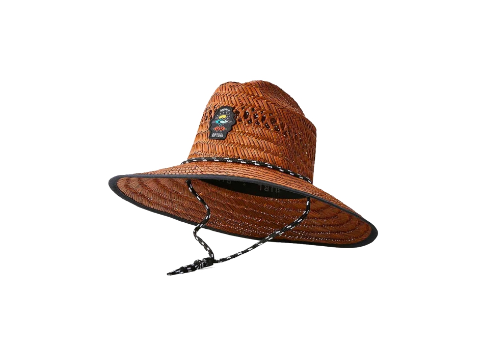 RIP CURL LOGO STRAW HAT CAPPELLO DI PAGLIA BROWN