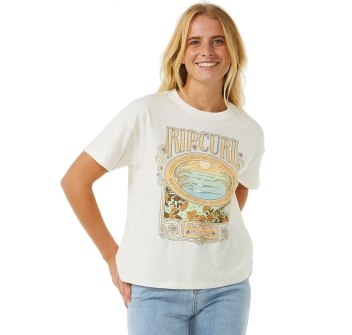 RIP CURL LONG DAYS RELAXED T-SHIRT DONNA