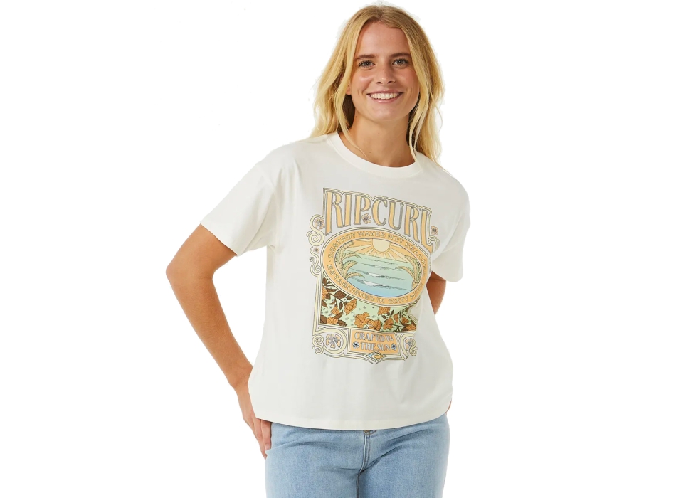 RIP CURL LONG DAYS RELAXED T-SHIRT DONNA