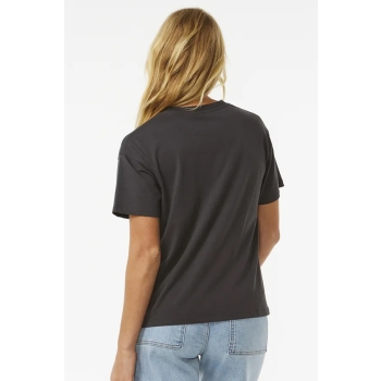 RIP CURL LONG DAYS RELAXED T-SHIRT DONNA WASHED BLACK