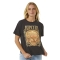 RIP CURL LONG DAYS RELAXED T-SHIRT DONNA WASHED BLACK