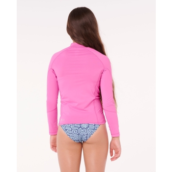 RIP CURL LYCRA AMAZON YOUTH MANICHE LUNGHE PROTEZIONE UV 50+ RED