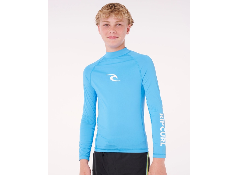 RIP CURL LYCRA AMAZON YOUTH MANICHE LUNGHE PROTEZIONE UV 50+ RED