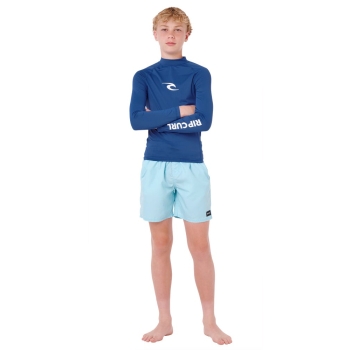 RIP CURL LYCRA AMAZON YOUTH MANICHE LUNGHE PROTEZIONE UV 50+ WHITE
