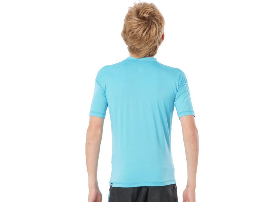 RIP CURL LYCRA BOYS MANICHE CORTE PROTEZIONE UV 50+