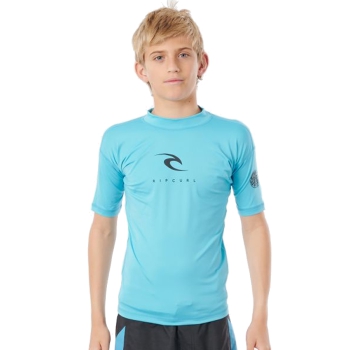 RIP CURL LYCRA BOYS MANICHE CORTE PROTEZIONE UV 50+