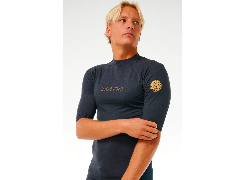 RIP CURL LYCRA DAWN PATROL MANICHE CORTE NAVY MARLE