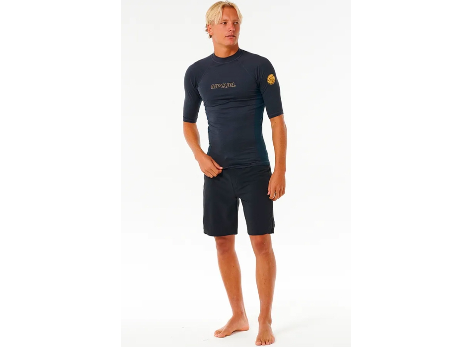 RIP CURL LYCRA DAWN PATROL MANICHE CORTE NAVY MARLE