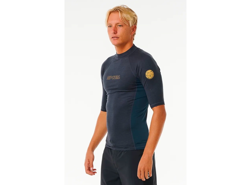 RIP CURL LYCRA DAWN PATROL MANICHE CORTE NAVY MARLE