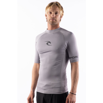 RIP CURL LYCRA MANICHE CORTE AMAZON TIGHT FIT WHITE