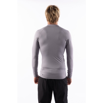 RIP CURL LYCRA MANICHE LUNGHE AMAZON TIGHT FIT GREY HEATHER 