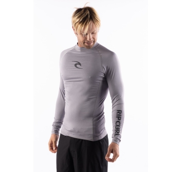 RIP CURL LYCRA MANICHE LUNGHE AMAZON TIGHT FIT GREY HEATHER 