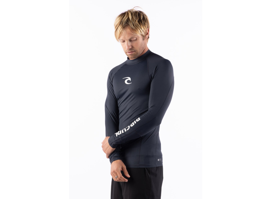 RIP CURL LYCRA MANICHE LUNGHE AMAZON TIGHT FIT GREY HEATHER 