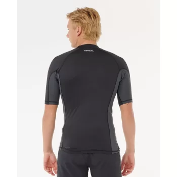 RIP CURL LYCRA WAVES ANTI-UV MANICHE CORTE BLACK