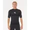 RIP CURL LYCRA WAVES ANTI-UV MANICHE CORTE BLACK