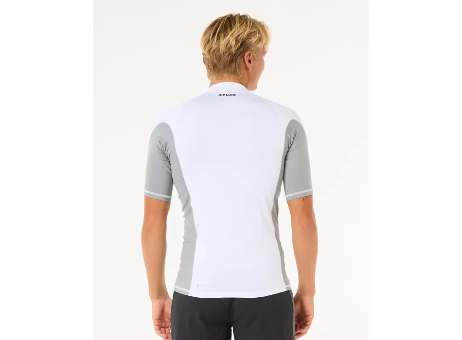 RIP CURL LYCRA WAVES MANICHE CORTE WHITE