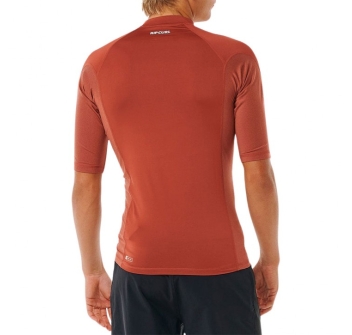 RIP CURL LYCRA WAVES MANICHE LUNGHE RED