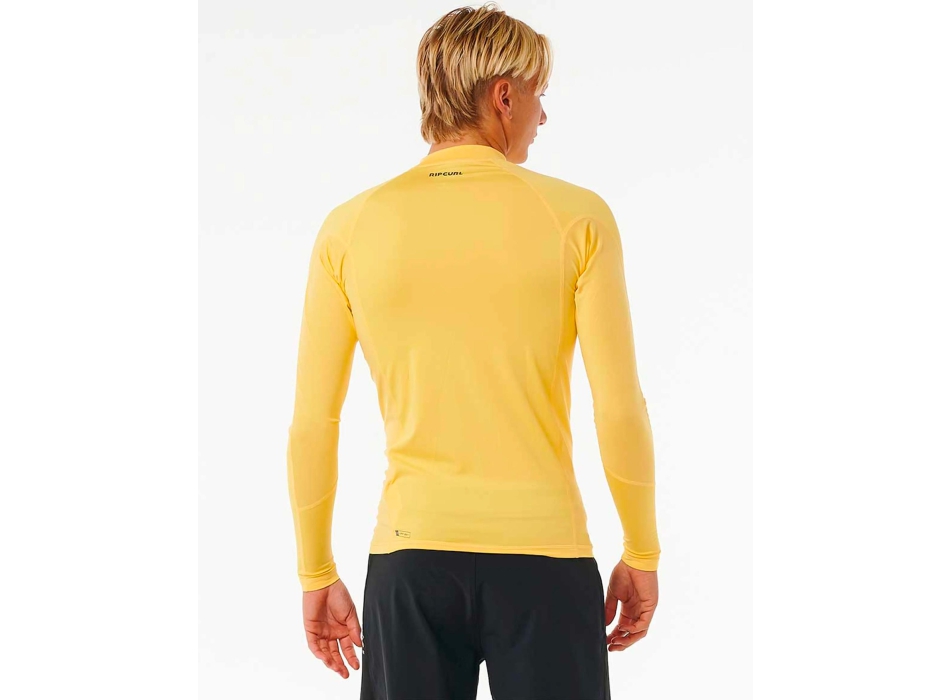 RIP CURL LYCRA WAVES MANICHE LUNGHE YELLOW