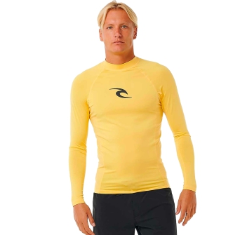 RIP CURL LYCRA WAVES MANICHE LUNGHE YELLOW