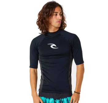 RIP CURL LYCRA WAVES PERF MANICHE CORTE BLACK