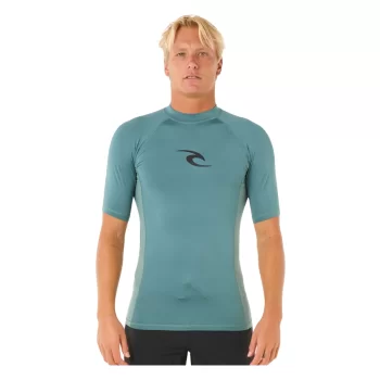 RIP CURL LYCRA WAVES PERF MANICHE CORTE BLUESTONE