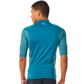 RIP CURL LYCRA WAVES PERF MANICHE CORTE DEEP OCEAN