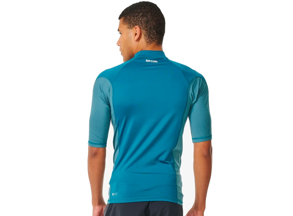 RIP CURL LYCRA WAVES PERF MANICHE CORTE DEEP OCEAN