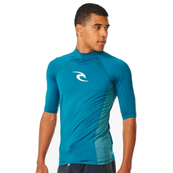 RIP CURL LYCRA WAVES PERF MANICHE CORTE DEEP OCEAN