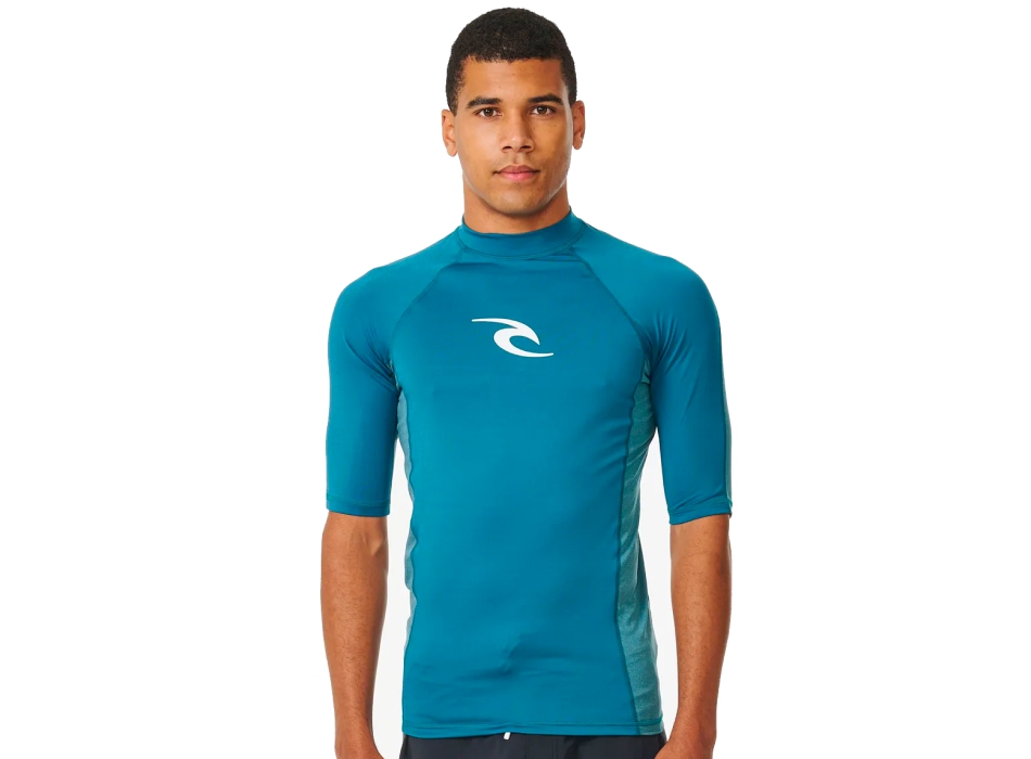 RIP CURL LYCRA WAVES PERF MANICHE CORTE DEEP OCEAN
