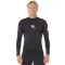 RIP CURL LYCRA WAVES UPF PERF MANICHE LUNGHE BLACK
