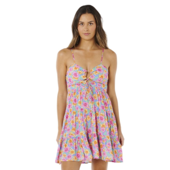 RIP CURL MALIBU COVE MINI DRESS DONNA BLUE