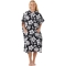 RIP CURL MIXED PONCHO IN SPUGNA BLACK WHITE