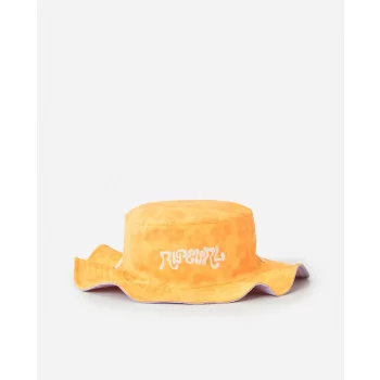 RIP CURL MIXED REVO UPF50 CAPPELLO PESCATORE RAGAZZA REVERSIBILE MANGO