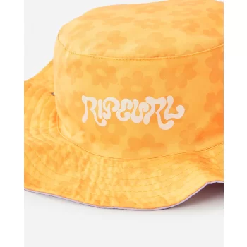 RIP CURL MIXED REVO UPF50 CAPPELLO PESCATORE RAGAZZA REVERSIBILE MANGO
