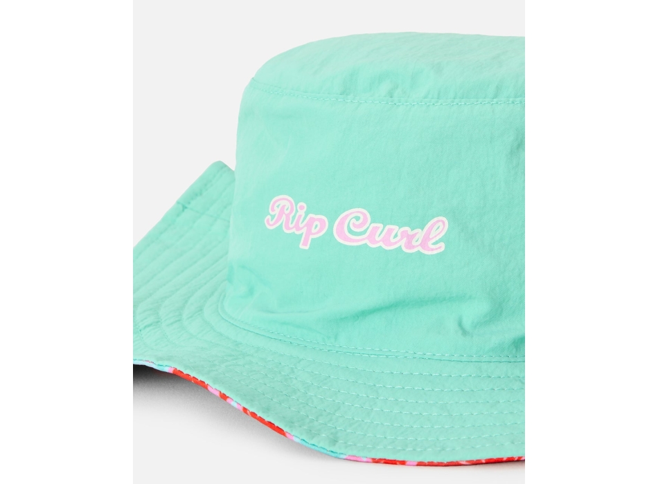 RIP CURL MIXED UPF BUCKET REVERSIBILE BAMBINA TEAL