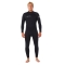 RIP CURL MUTA INVERNALE 4/3 TRAD BACK ZIP BLACK
