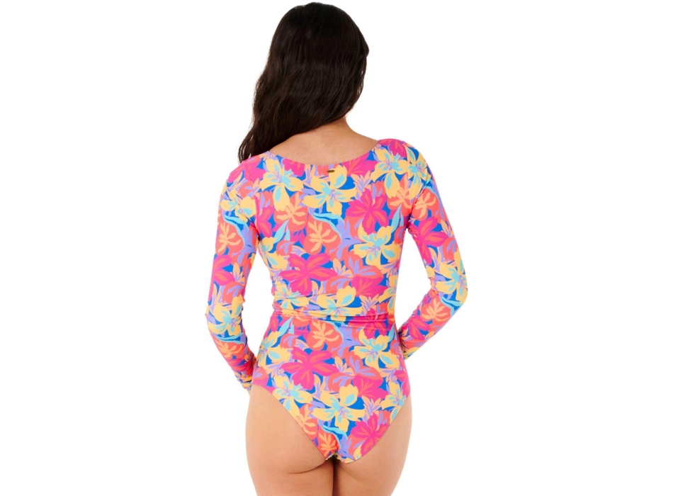 RIP CURL MUTINO IN LYCRA ES VEDRA MANICHE LUNGHE SURFSUIT UPF50+ MULTICO