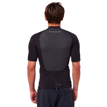 RIP CURL OMEGA 1.5MM CORPETTO MANICHE CORTE BLACK