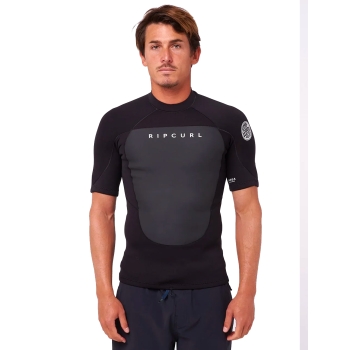 RIP CURL OMEGA 1.5MM CORPETTO MANICHE CORTE BLACK