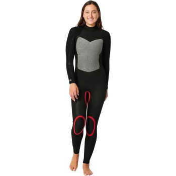 RIP CURL OMEGA 3/2 MUTA DONNA FLAT LOCK BACKZIP