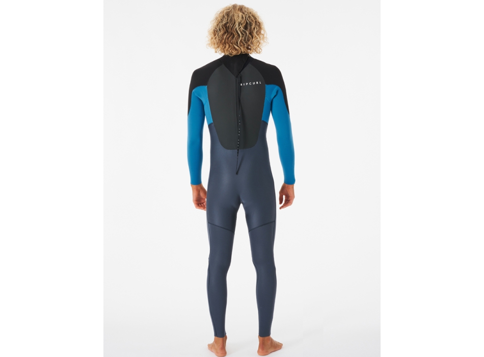 RIP CURL OMEGA 4/3 MUTA INVERNALE BACK ZIP BLUE