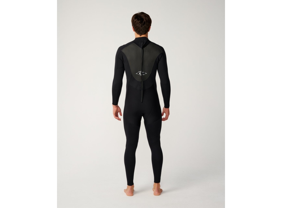 RIP CURL OMEGA 4/3 MUTA INVERNALE CHEST ZIP BLACK