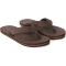 RIP CURL OPEN TOE INFRADITO REVIVAL LEATHER DARK BROWN