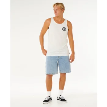 RIP CURL PACIFIC RINSE TANK CANOTTA BONE