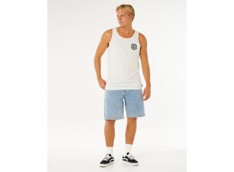 RIP CURL PACIFIC RINSE TANK CANOTTA BONE