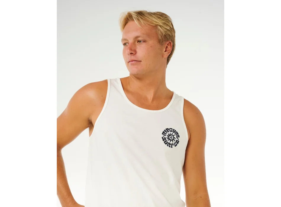 RIP CURL PACIFIC RINSE TANK CANOTTA BONE