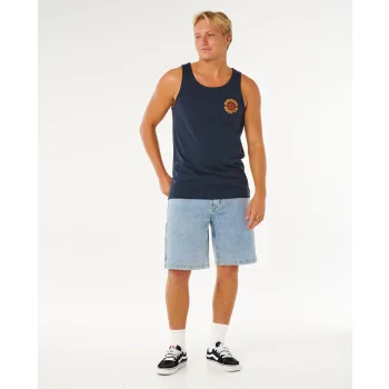 RIP CURL PACIFIC RINSE TANK CANOTTA DARK NAVY